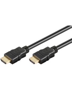 Goobay High Speed ​​HDMI 2.0 Kabel - 0,5 m - Sort