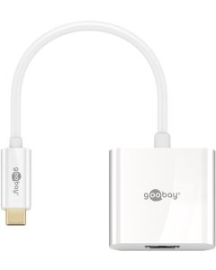 Goobay USB -C HDMI Adapter, White - 0,2 m