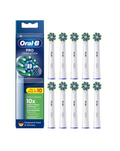 Oral-B Pro CrossAction Tandbørstehoveder 10 stk. - Hvid