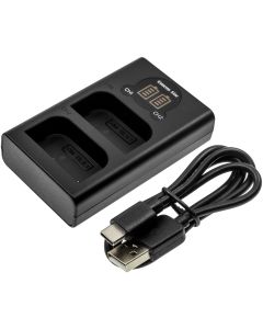 Oplader med USB-C til OLYMPUS OM-1 Mirrorless kamera