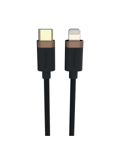 Duracell Kabel USB-C til Lightning 1m Sort