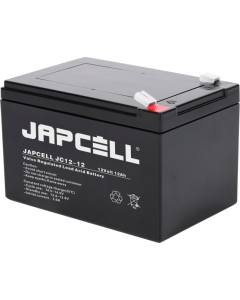 Japcell JC12-12 12V 12Ah AGM blybatteri