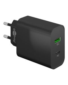 Goobay USB-A/USB-C GaN Power 45W - Sort