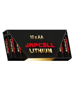 Japcell Lithium AA Batterier (10 Stk. Pakning)
