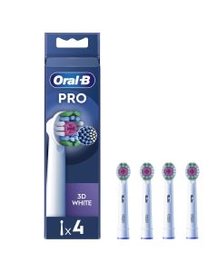 Oral-B Pro 3D White Tandbørstehoveder 4 stk.             