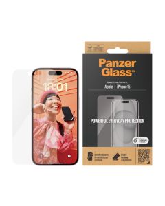 PanzerGlass™ Screen Protector iPhone 15 | Classic Fit