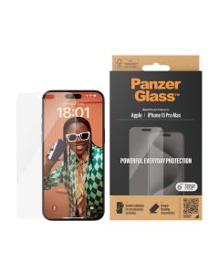 PanzerGlass™ Screen Protector iPhone 15 Pro Max | Classic Fit
