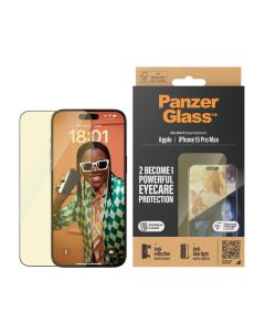 PanzerGlass™ Eyecare Screen Protection iPhone 15 Pro Max | Ultra-Wide Fit