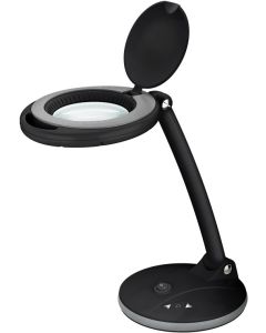 Goobay Forstørrelseslampe LED med fod dæmpbar - 80-480lm , 6w - Sort