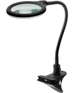 Goobay Forstørrelseslampe LED med bordklemme - 480lm, 6w - Sort