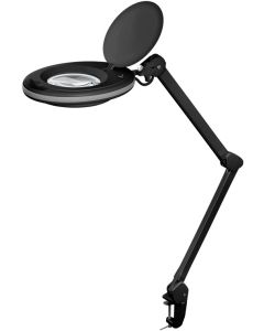 Goobay Forstørrelseslampe LED med bordklemme - 650lm, 8w - Sort