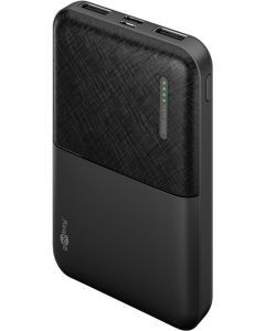Goobay Powerbank 5.000 mAh - 2 x USB-A incl. 1 ladekabel (USB-A til USB-C)