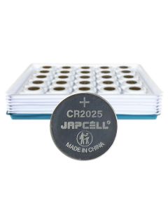 Japcell CR2025 knapcelle lithium batterier - 200 stk. - industripakning