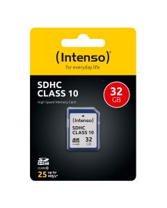Intenso® 32GB SD Hukommelseskort Class 10