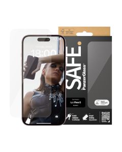 SAFE skærmbeskyttelse til iPhone 15 | Ultra-Wide Fit
