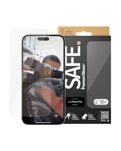 SAFE skærmbeskyttelse til iPhone 15 Plus | Ultra-Wide Fit