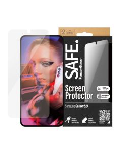 SAFE skærmbeskyttelse til Samsung Galaxy S 2024 Recycled Glass | Ultra-Wide FitwA