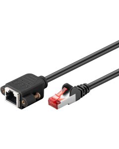 Goobay CAT 6 forlængerkabel S/FTP (PiMF) - 0,5m