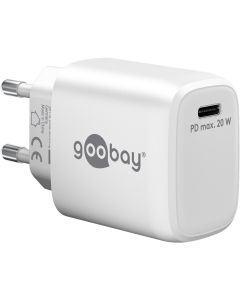 Goobay USB-C GaN Power Lader 20W - Hvid