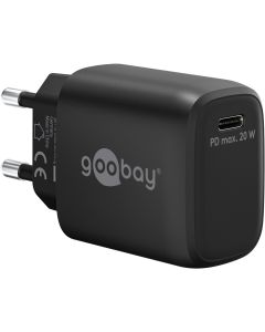 Goobay USB-C GaN Power Lader 20W - Sort