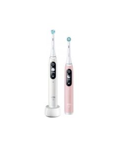 Oral-b iO Series 6 DUO El-tandbørste - Hvid/Pink