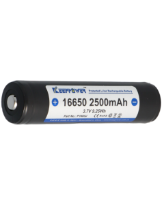 16650 batteri 2500mAh - max 4A afladning