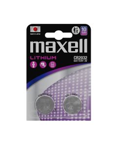 Maxell Lithium CR2032 batteri - 2 stk.