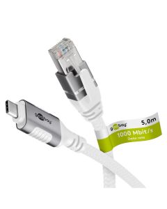 Goobay USB-C™ 3.1 til RJ45 Ethernet Kabel - 5m