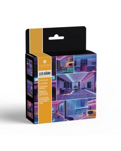 LED lysstrip med Bluetooth og remote - 10 meter