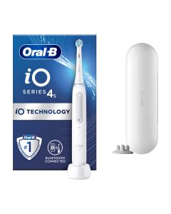 Oral-b iO Series 4 El-tandbørste med rejseetui - Hvid