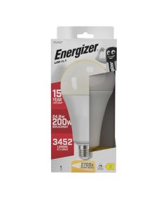 Energizer E27 LED standardpære 24.9W (3452lm), 2700K, Varm hvid