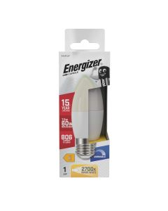 Energizer E27 LED pære 7.3W (806lm), 2700K, Varm hvid, Dæmpbar