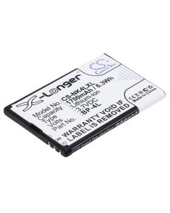 Batteri til bl.a. Nokia/ ACE mobiltelefon 6760 Slide, E72, Caracas