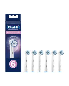 Oral-b Sensitive Clean Tandbørstehoveder 6 stk. 
