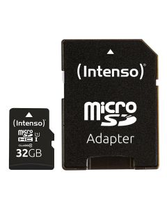 Intenso® 32GB Micro SD UHS-I Hukommelseskort inkl. Adapter