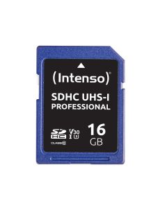 Intenso® 16GB SDHC Hukommelseskort Class 10, UHS-I Professional