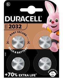 Duracell DL2032 / CR2032 knapcelle (4 stk.)