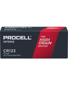 Duracell Procell intense CR123 Batterier- 10 stk.