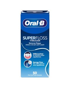 Oral-B Super Floss tandtråd 50m - Uden voks
