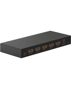 Goobay HDMI Switch 4x1 - 4K@60Hz - Audio out