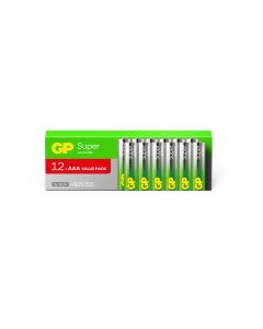 GP Super Alkaline AAA / LR03 batterier - 12 stk.