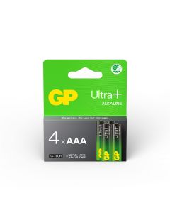 GP Ultra Plus Alkaline AAA / LR03 batterier - 4 stk.