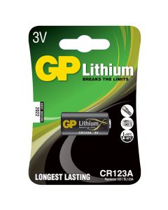 GP Pro CR123A Lithiumbatteri - 1 stk.