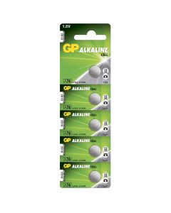 GP 76A / LR44 / LR1154 / AG13 Alkaline knapcellebatteri - 5 stk.