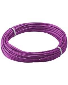 Isoleret kobberledning violet 10m