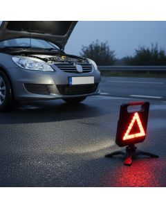 LED Arbejdslampe m/ 1400 lumen & advarselstrekant