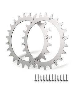 Metal terrænhjul til Landroid L robotplæneklipper - 2 stk.