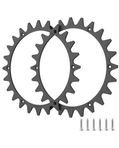 Plastik terrænhjul til Landroid L robotplæneklipper - 2 stk.