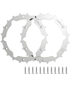 Metal terrænhjul for Gardena robotplæneklipper - 2 stk.