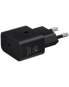 Samsung EP-T2510 USB-C lader, QC, 25W - sort